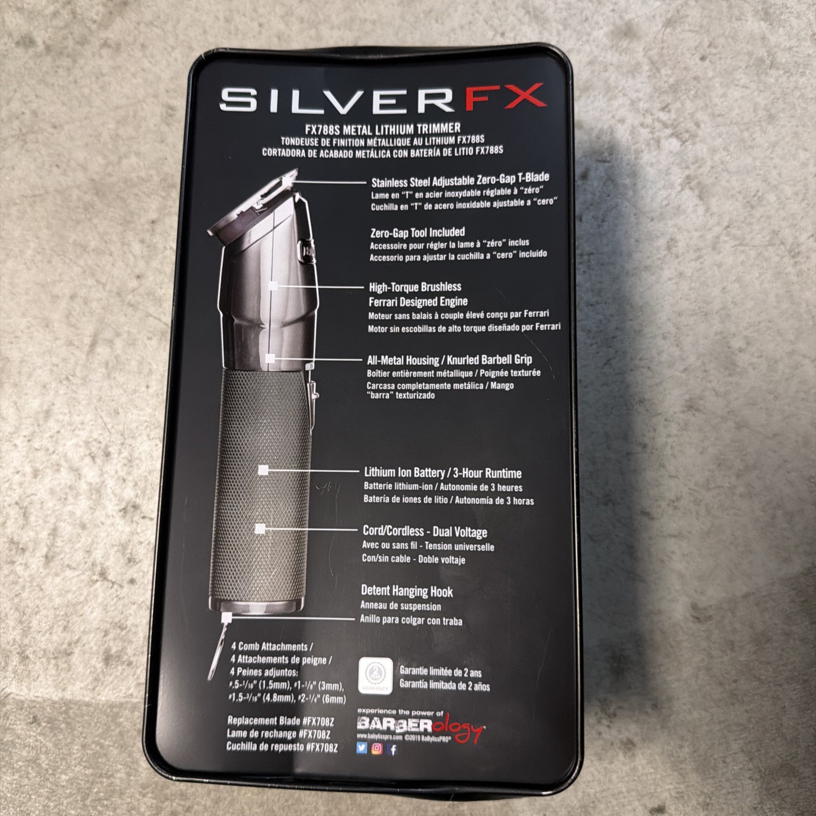 BaBylissPRO SILVERFX Trimmer