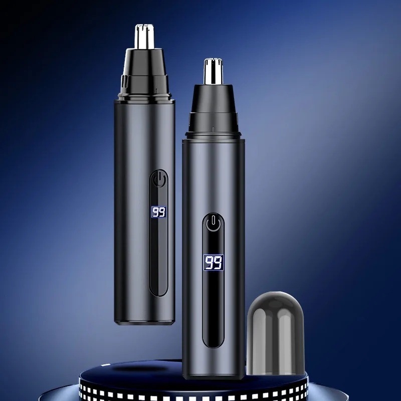 Ear and Nose Hair Trimmer with LED indicator USB Rechargeable Water Resistant