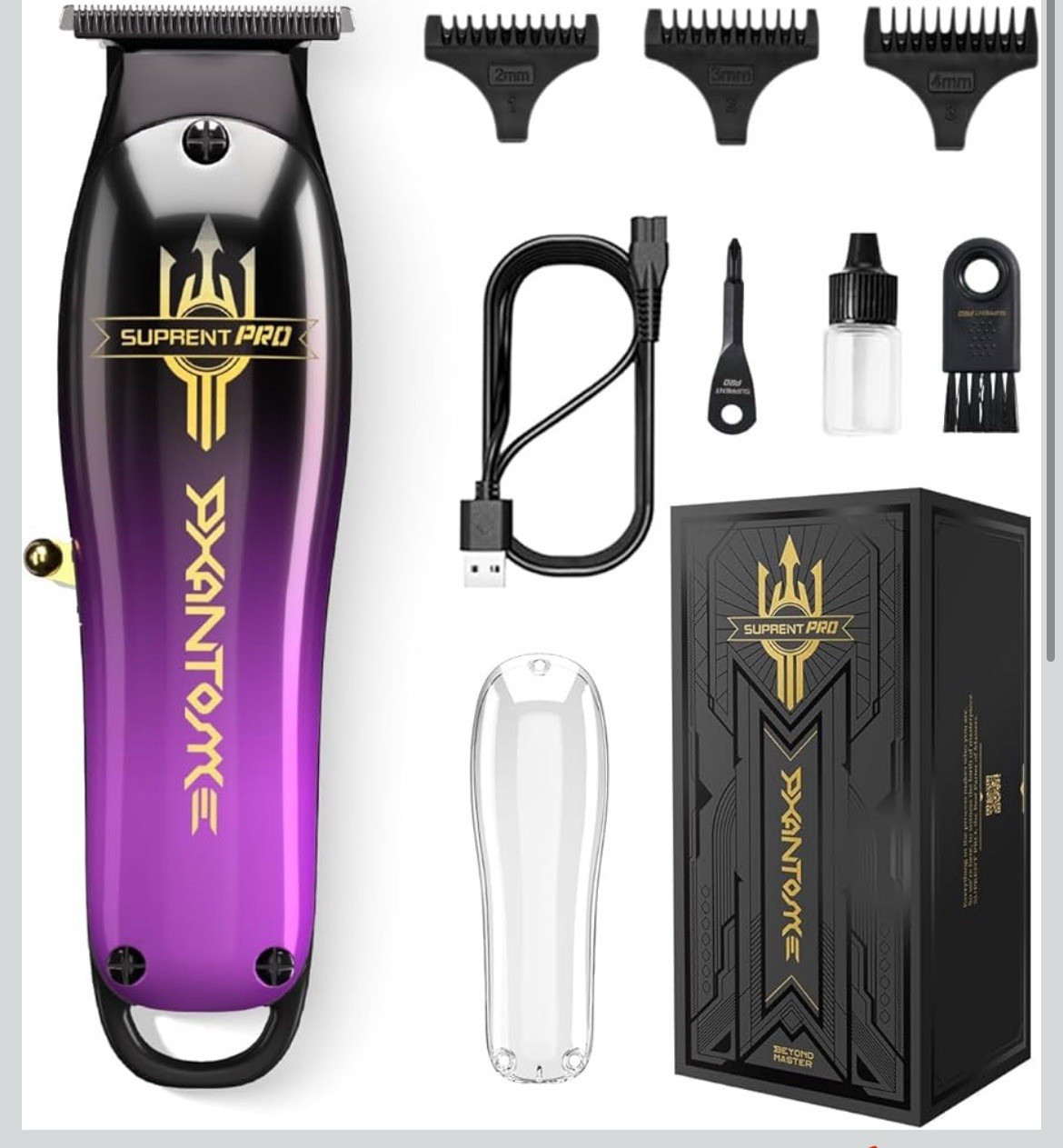 Men’S Hair Trimmer- 6000 RPM High Speed Zero Gapped Trimmer with Ceramic Blades,