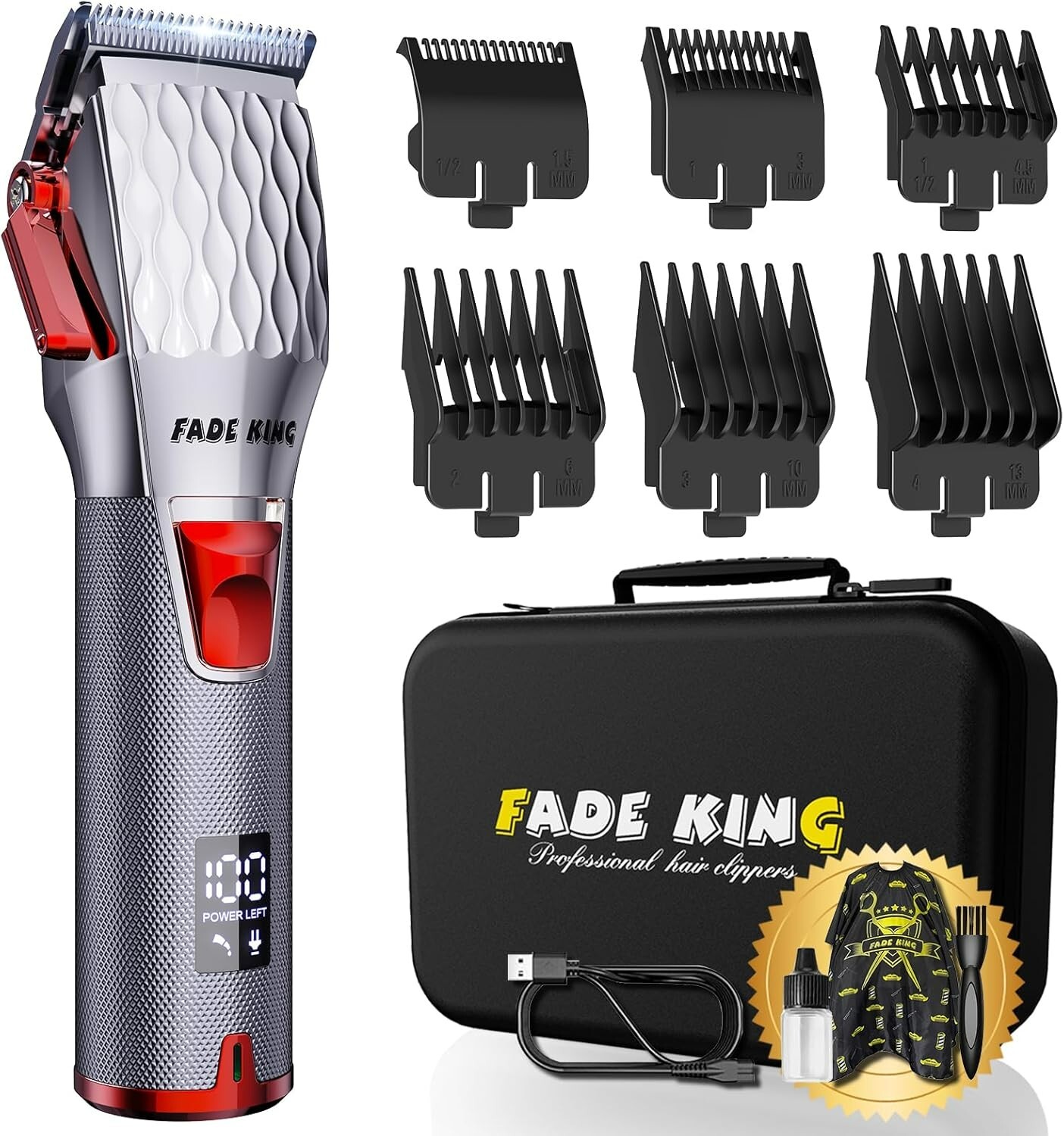 “PROFESIONAL Maquina De Cortar Cabello Electrica Tambien para Afeitar Barbero NE