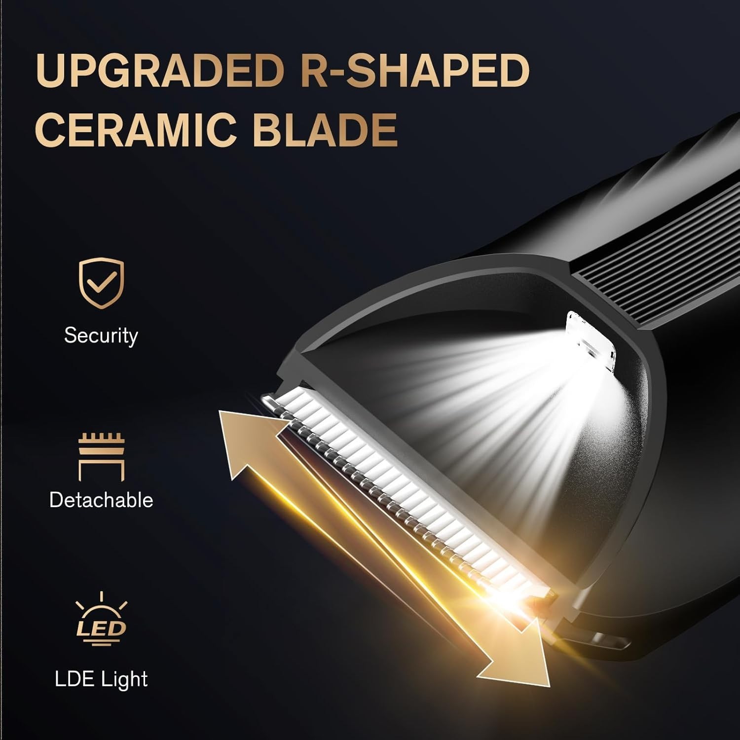 Manscape Groin Hair Waterproof Trimmer Electric Ball Trimmer Wet/Dry Body Shaver