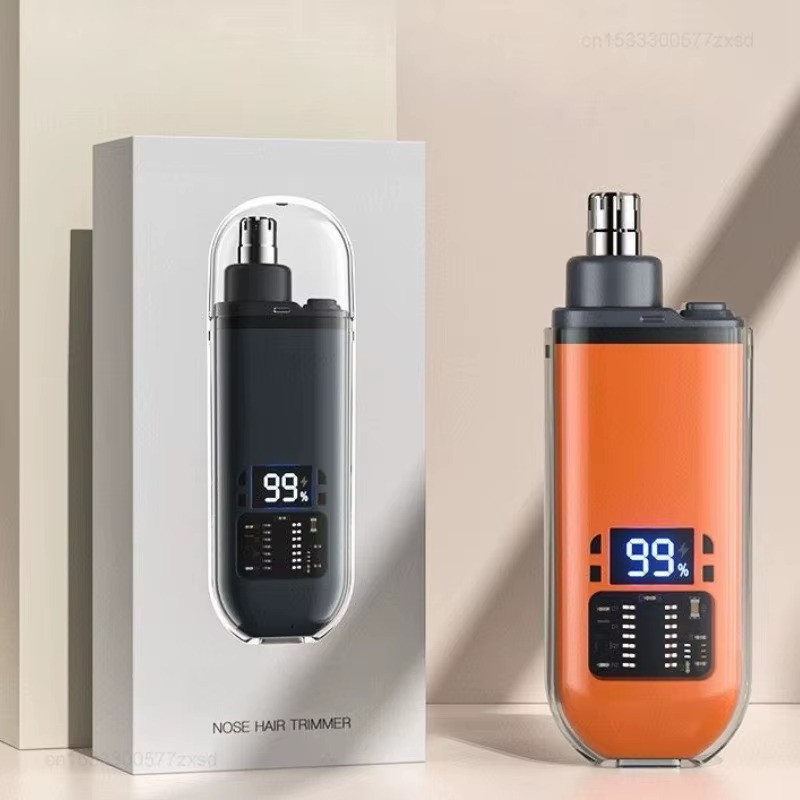 Portable USB-C Nose & Ear Hair Trimmer for Men Fast Charge