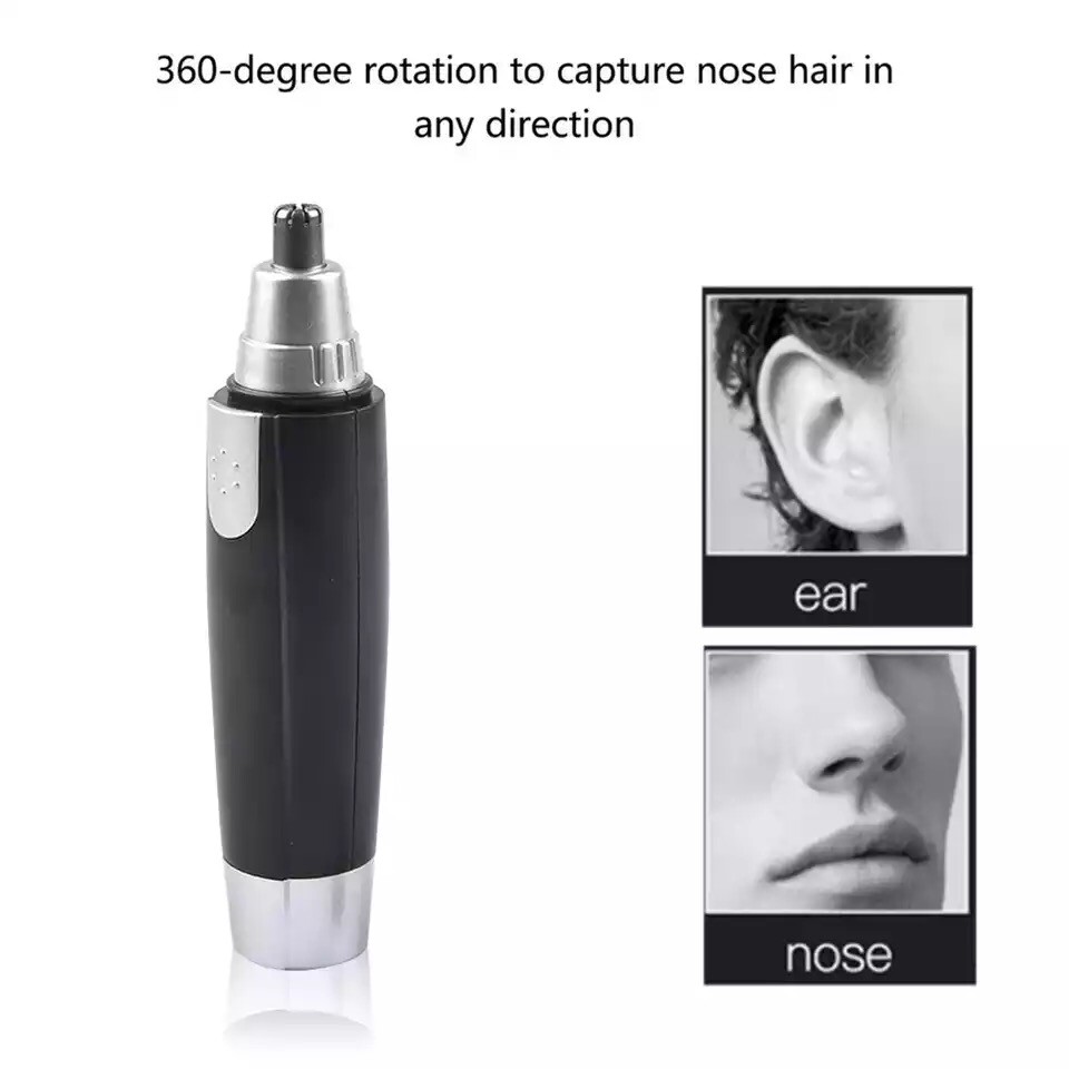 Electric Nose Ear Hair Trimmer Eyebrow Shaver Clipper Groomer Cleaner tool