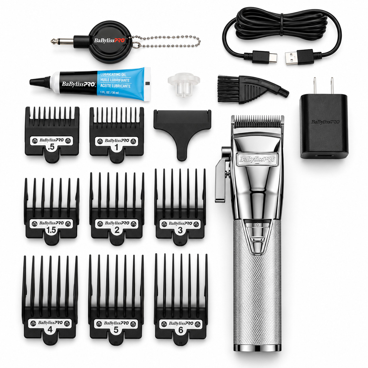 BaBylissPRO SilverFX+ Cordless Clipper FX870NS