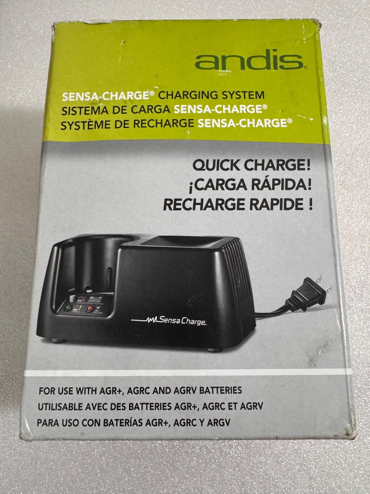 Andis Sensa Charge AGR+/BGR+ 4.8VDC Charger Dock Only (Battery Not Included)