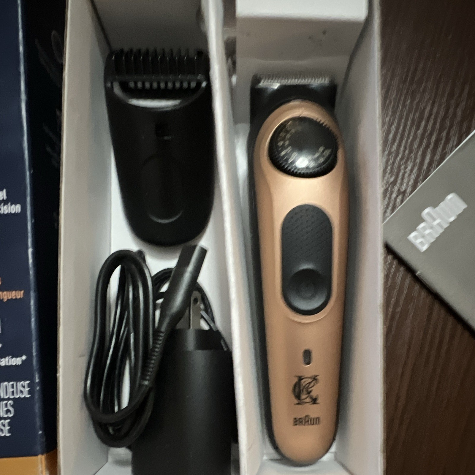 King C. Gillette Rechargeable Face Trimmer Beard Trimmer Pro Gold/Black