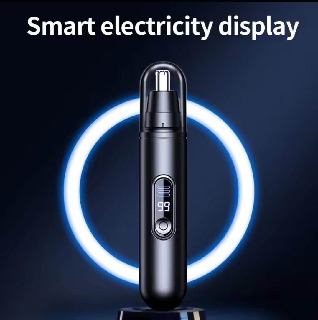 Electric Nose Ear Hair Trimmer Clipper Face Eyebrow Shaver Rechargeable Painless
