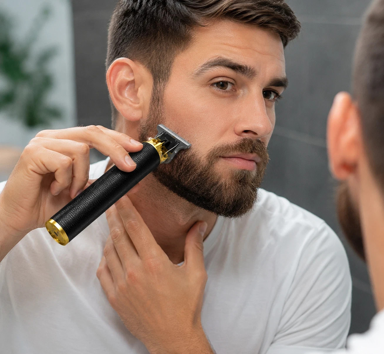 Vintage T9 Barbeador Dragon Beard Hair Trimmer Cutter Machine for Men