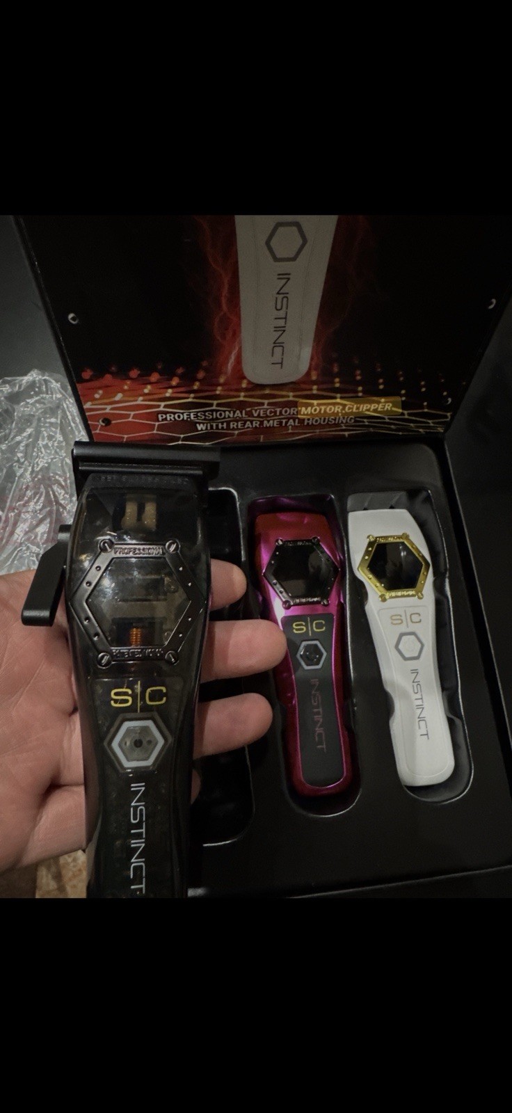 StyleCraft Instinct Hair Clipper Cordless Vector Motor Professional