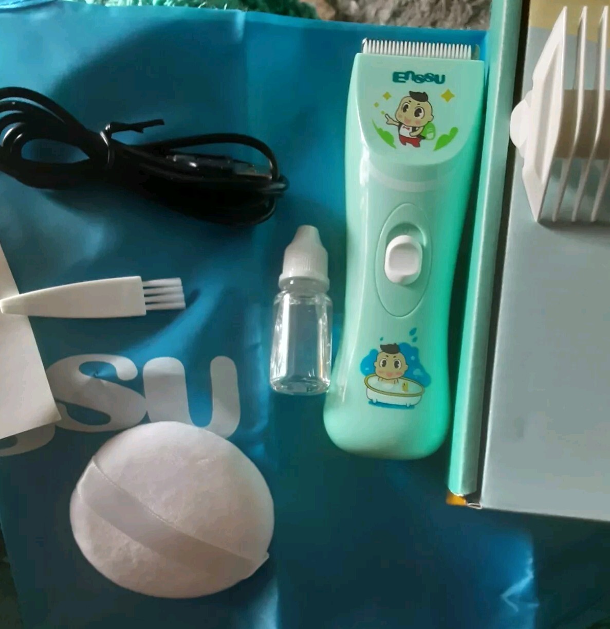 ENSSU Baby Hair Clippers, Lower Noise Haircut Trimmers for Children with Autism