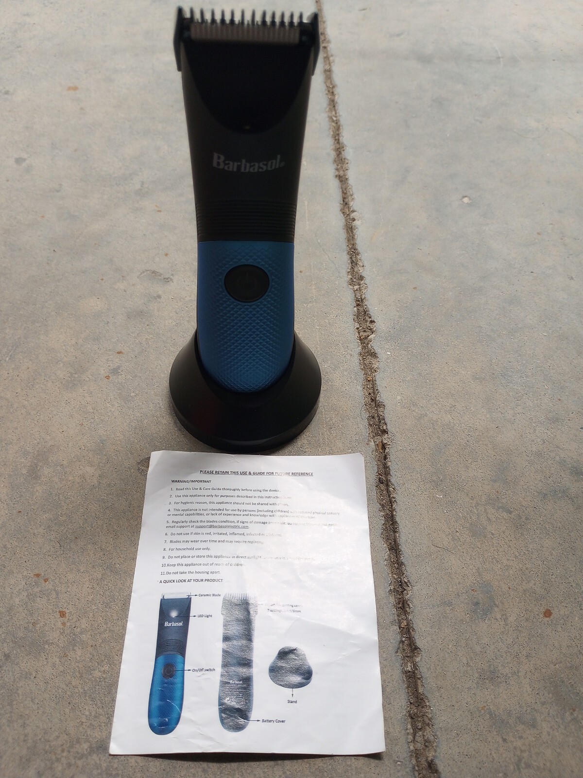 Barbasol Full Body Hair Trimmer Wet/Dry