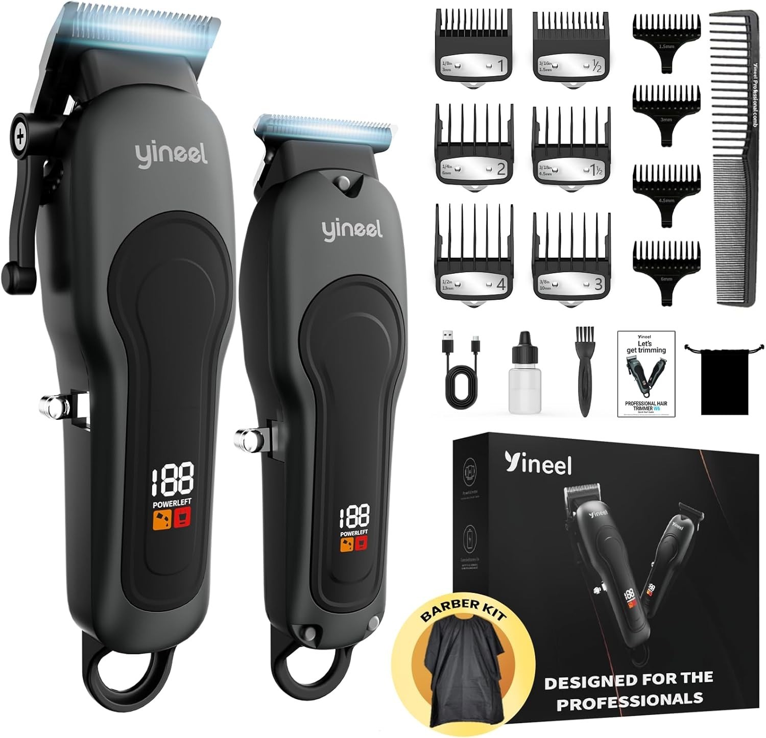 Hair Clippers for Men,Professional Mens Hair Clippers Cordless Clippers for Hair