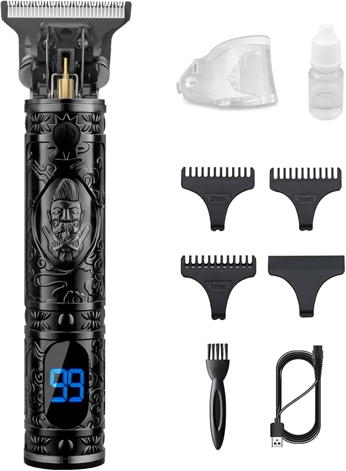 Beard Trimmer, Cordless T-Blade Hair Clippers, Ultra Portable | Edgers Trimmer,1