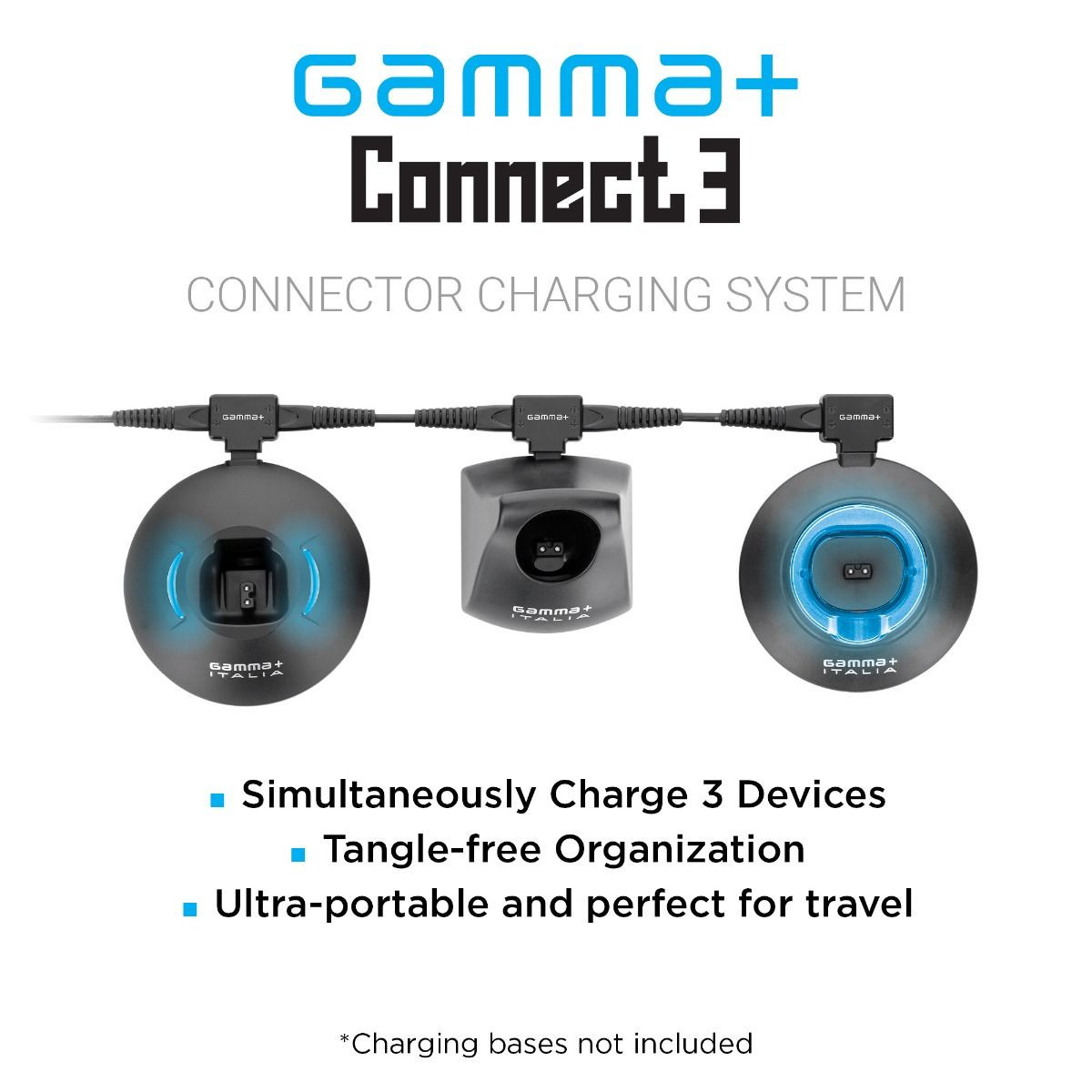 Gamma+ Barberhood – Connect 3 Charging System (GP314B)