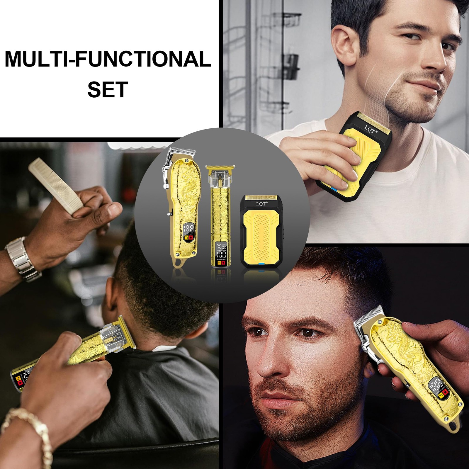 ® Professional Hair Clippers for Men, Hair Trimmer Cordless Barber Clippers a…