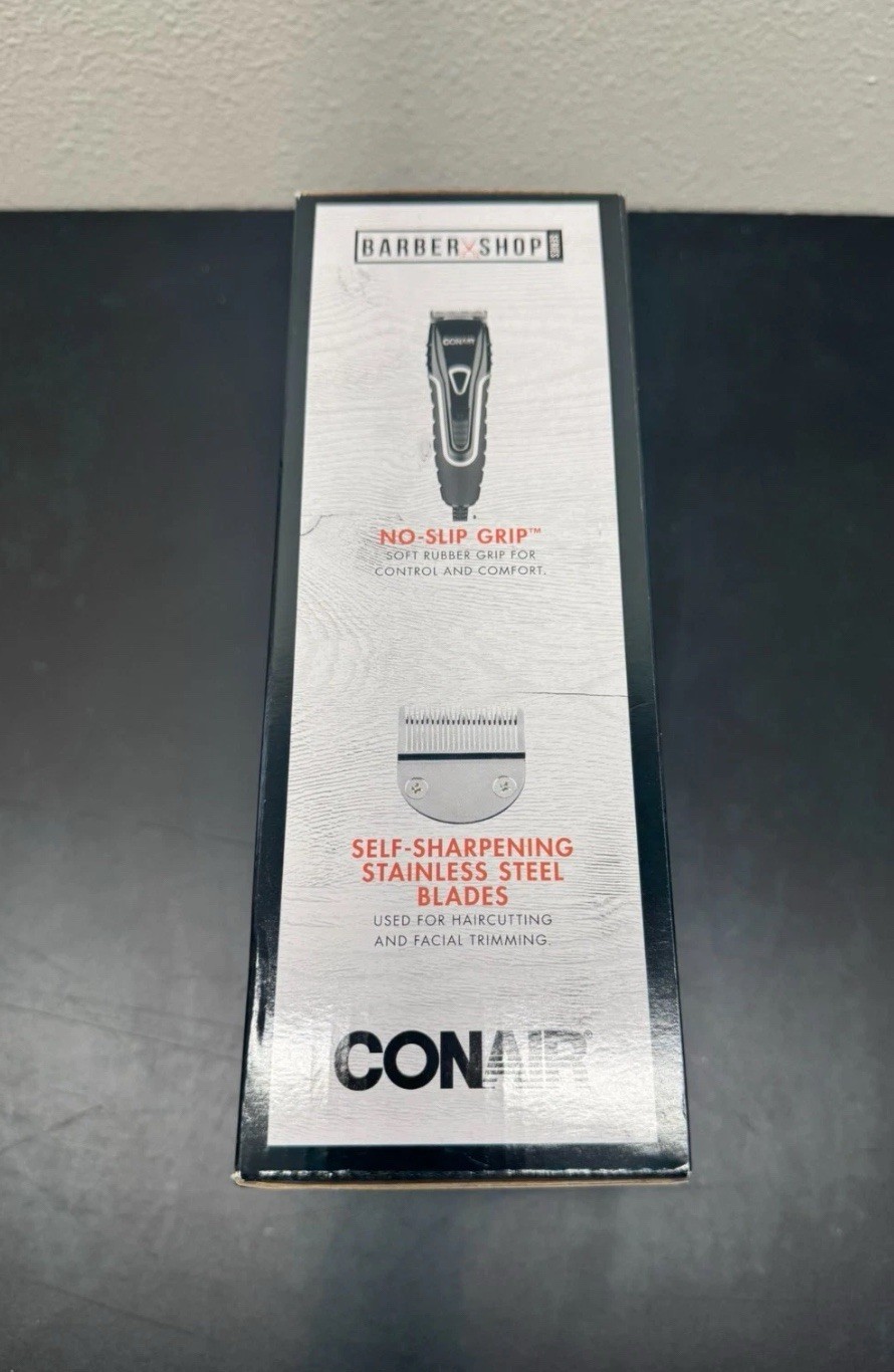 Conair – HC2000 – Barbershop No-Slip Grip Clippers 20 Piece Home Haircut Kit New