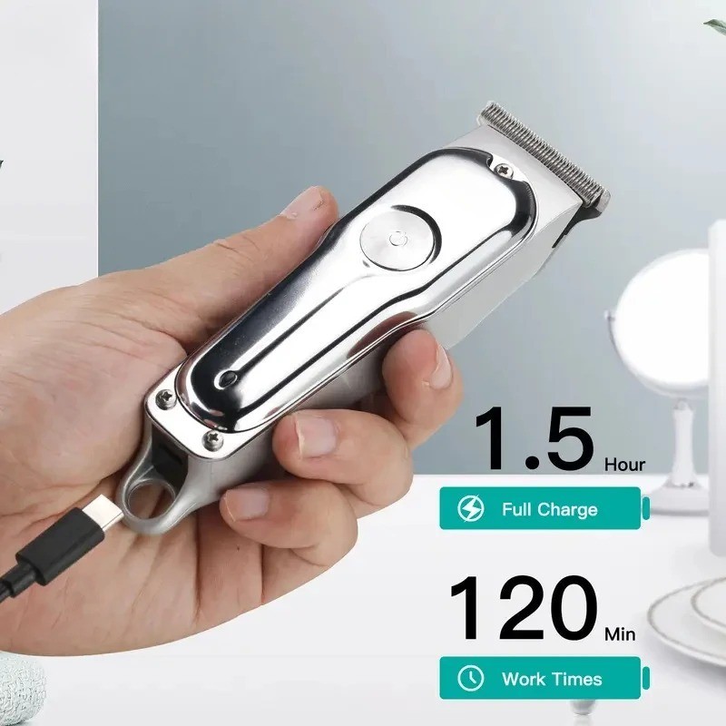 2026 New Hair Trimmer Professional Hair Clipper Rechargeable Hair Cutting Machin