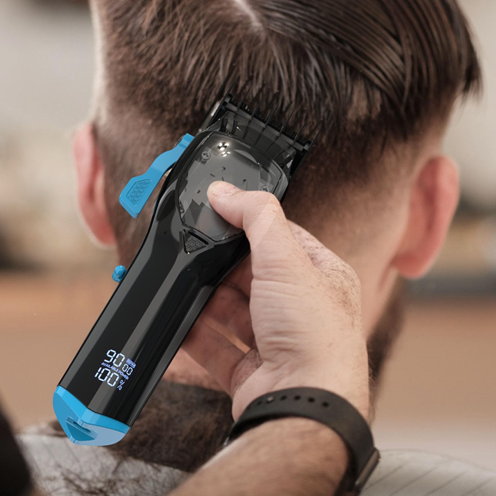 HUMMINGBIRD MK10 Pro Series Hair Clippers – 9,000 RPM Brushless Motor, DLC Bl…