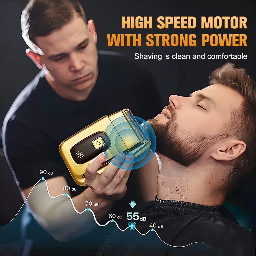 2/3/4Pcs Set Cordless Men Hair Clipper Rechargeable Haircutting Trimmer Kit Gift