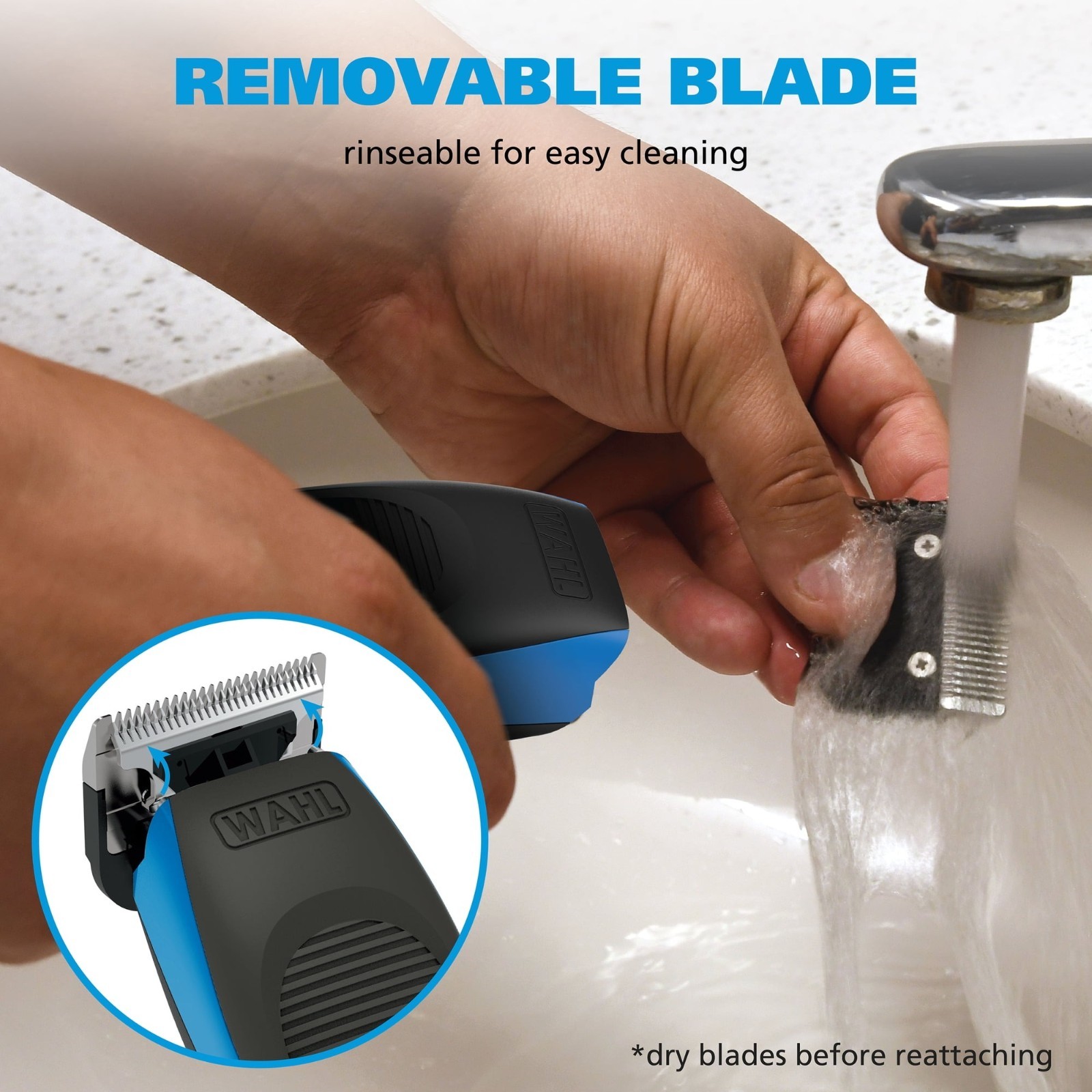 Wahl Close Cut Pro Cordless Hair Clipper Rechargeable 3028787 FREESHIP