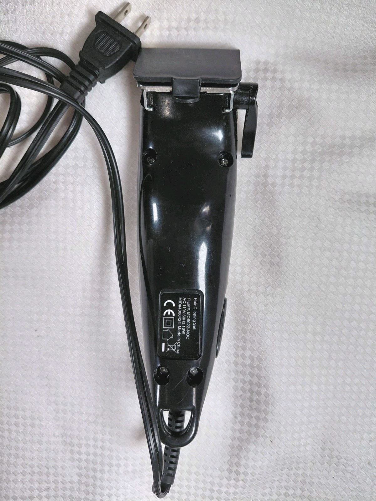 Members Only Professional Hair Clipers Black Storage Case Works No Accessories