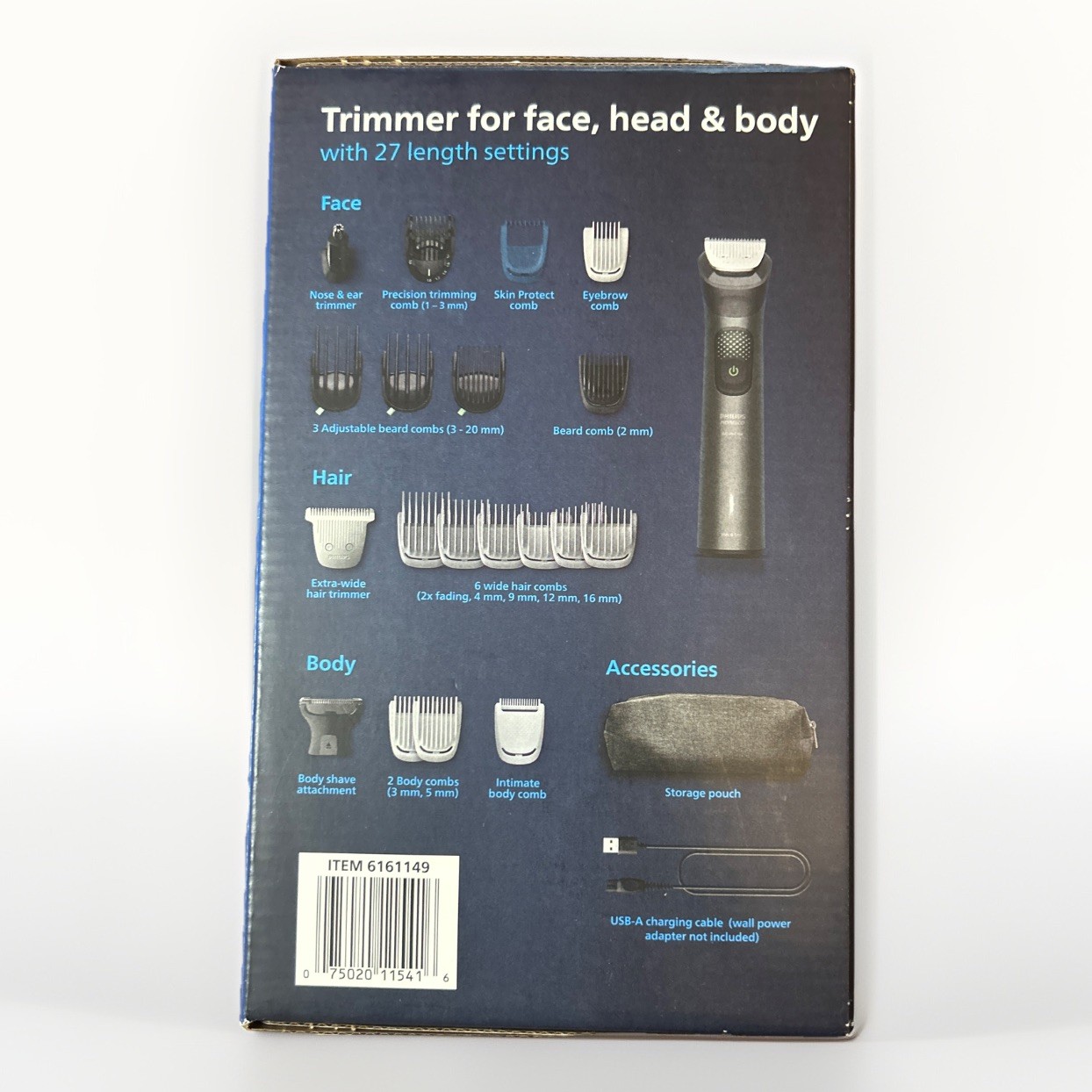 Philips Norelco Ultimate Precision All In One Trimmer & Accessories OB