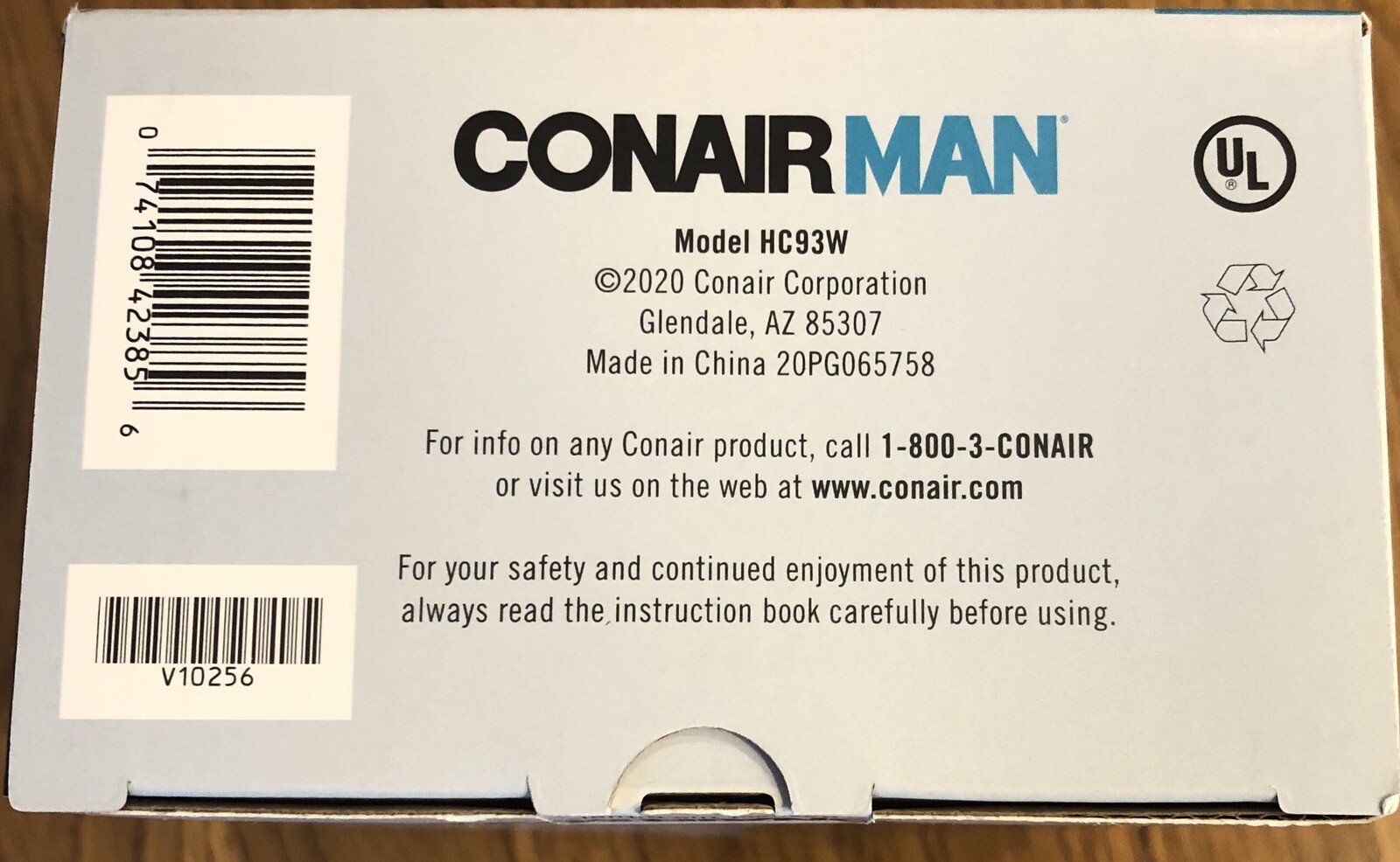 Brand New In Box Conair Man Simple Cut 10 Piece Home Haircutting Kit Clippers