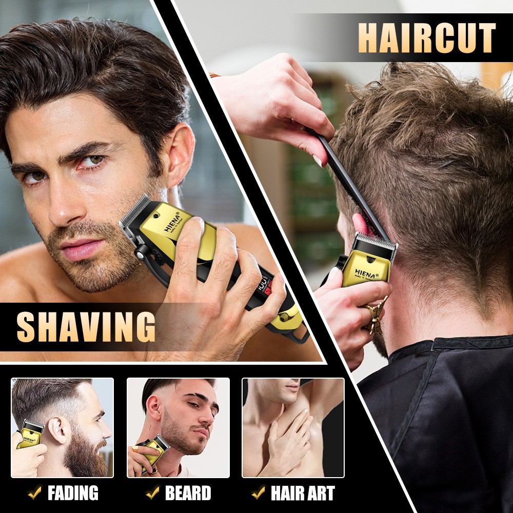 Professional Hair Clippers Trimmer Cutting Beard Cordless Barber Shaving Machine
