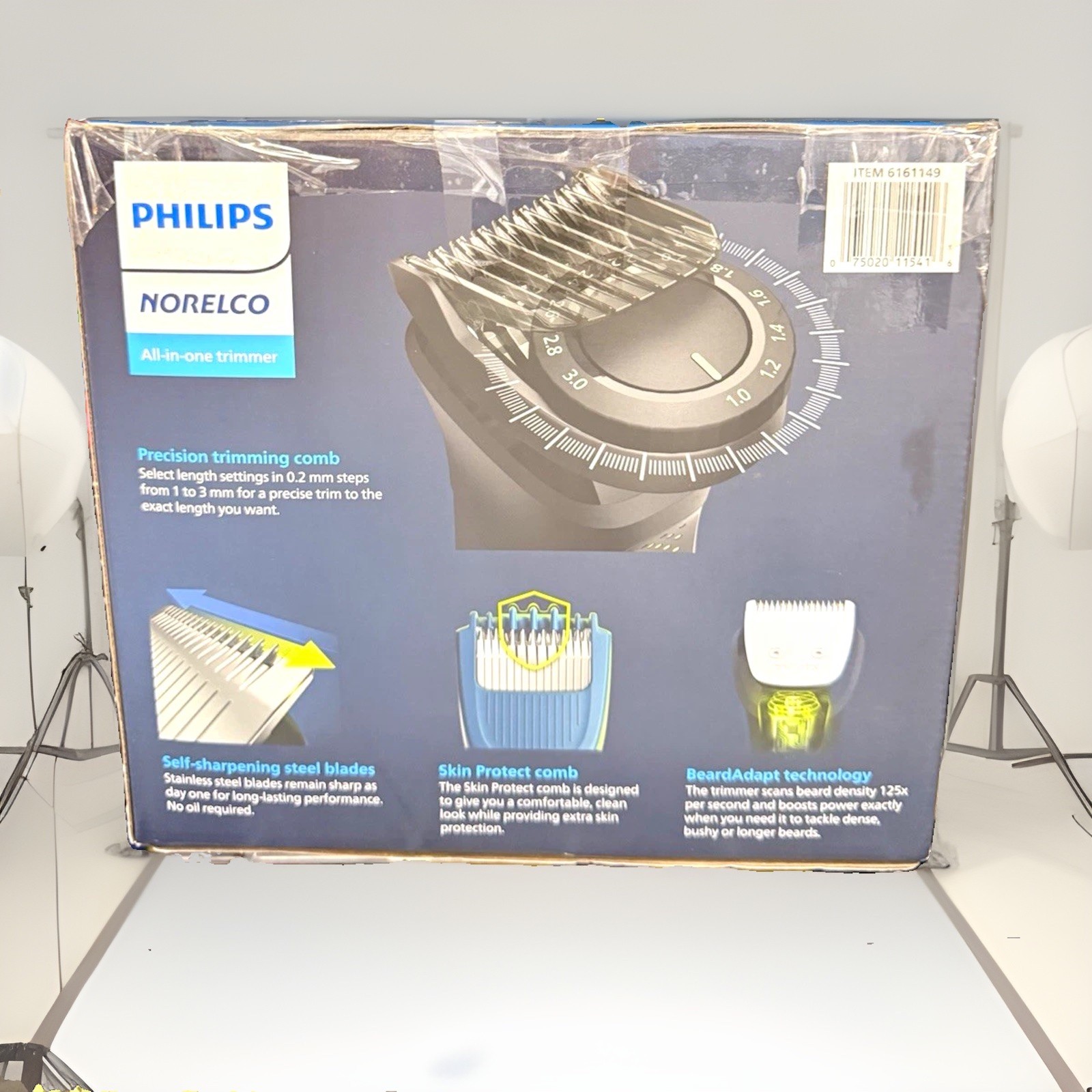 Philips Norelco All-in-One Trimmer 27 Settings USB, Waterproof, Self-Sharpening