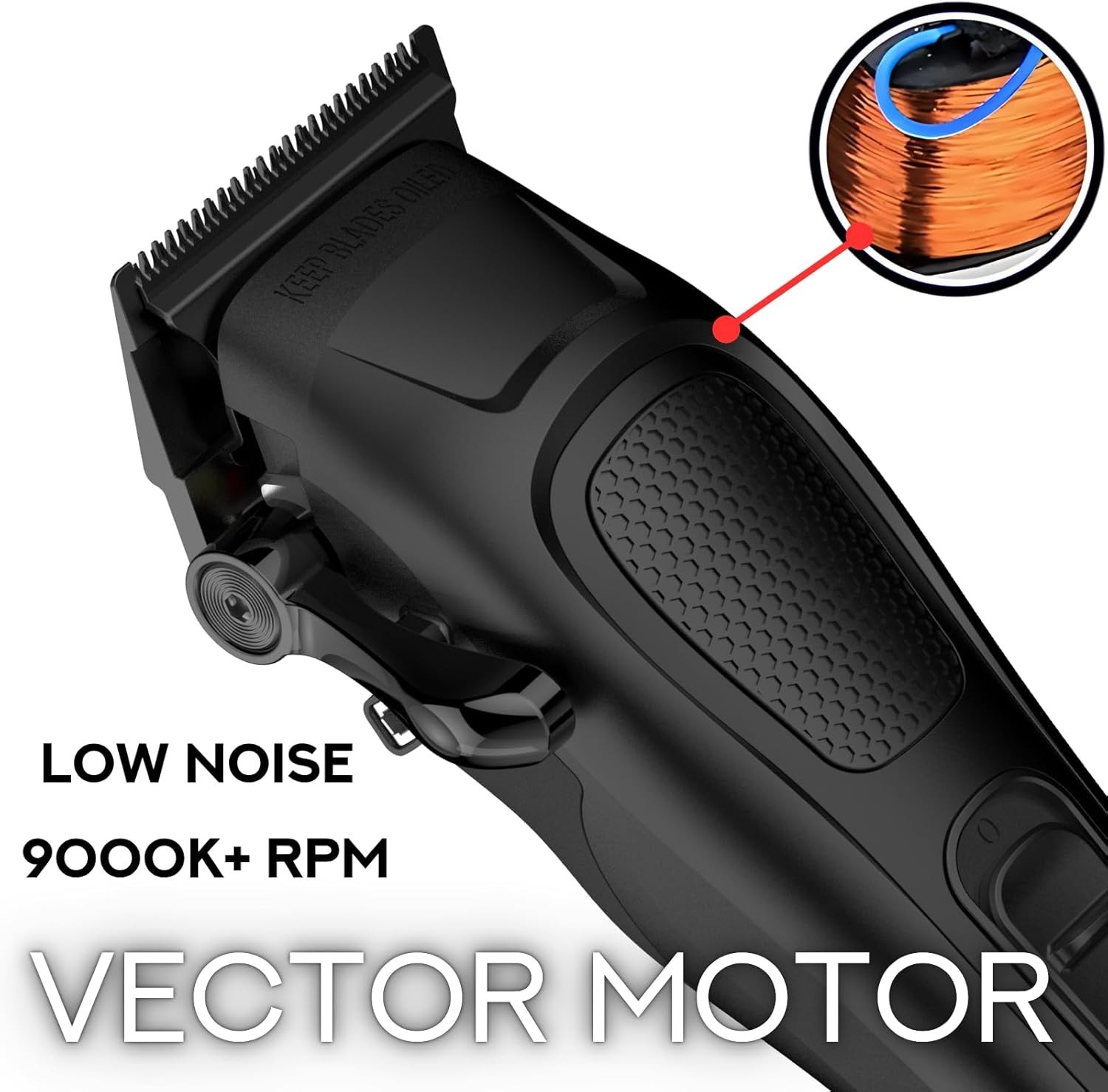 Supreme Trimmer Darkstar82 STC82 Metal Body Professional Hair Clipper | Black