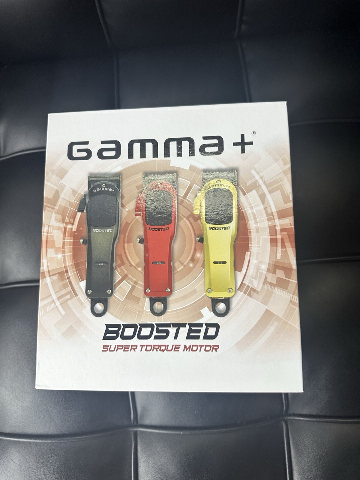 Gamma+ Boosted Clipper – Black Red Gold Super Torque Hair Clipper – BRAND NEW