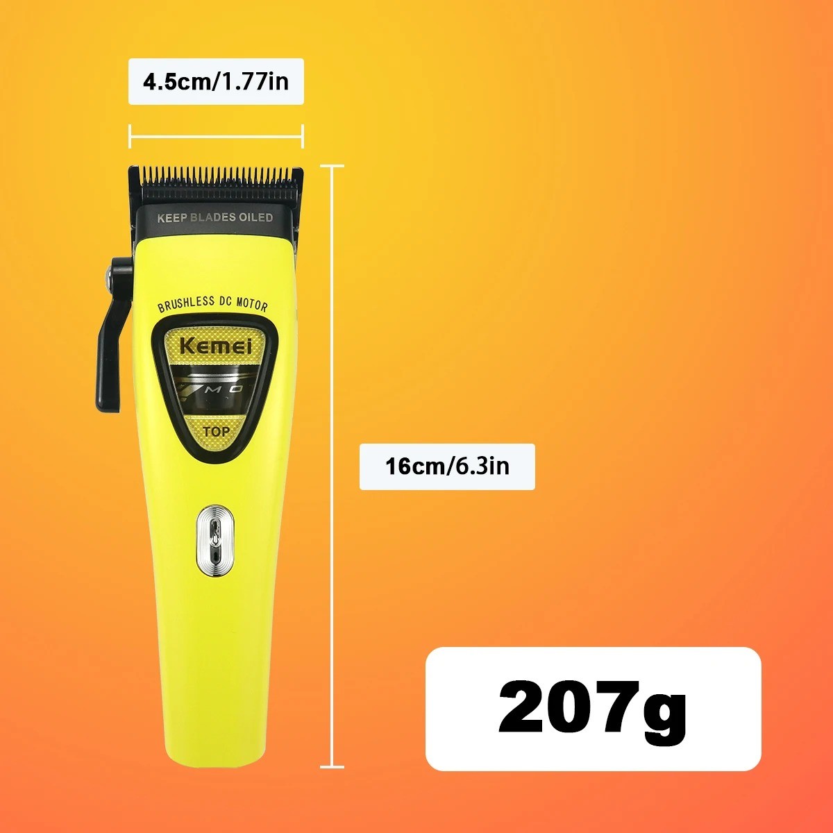 Professional Hair Clippers Brushless DLC Adjustable Hair Trimmer