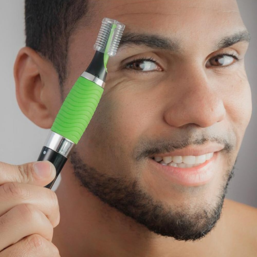 Men’s Nose Ear Face Neck Eyebrow Hair Mustache Beard Trimmer Shaver Clipper Hot