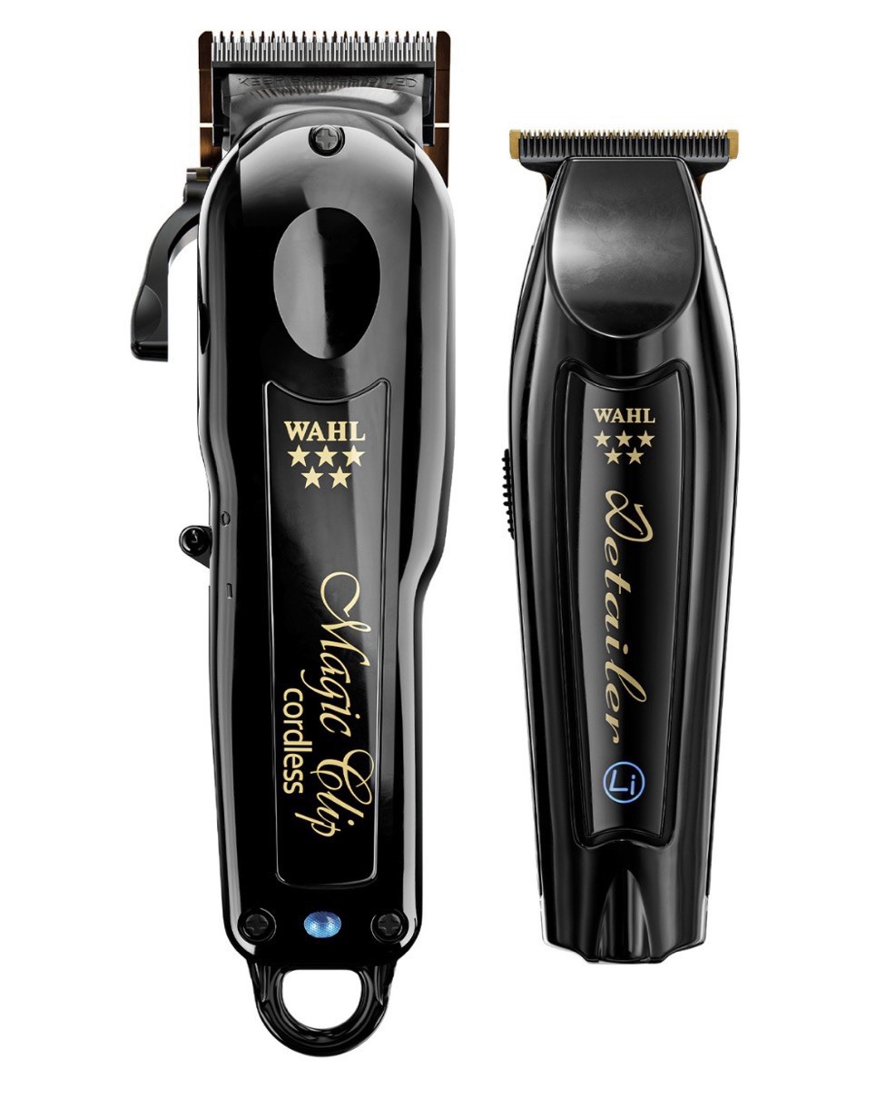 Wahl Cordless Barber Combo Clipper/Detailer Trimmer – Black (3025397)