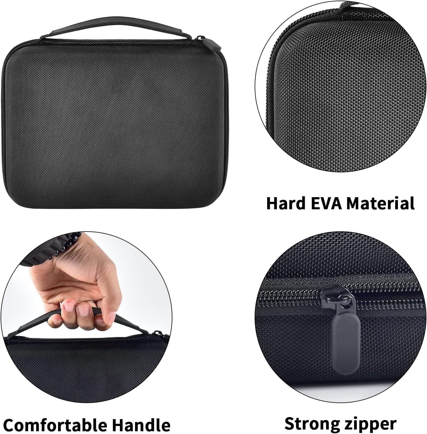 Large Storage Case for Hair Clippers and Beard Trimmers with Shoulder Strap