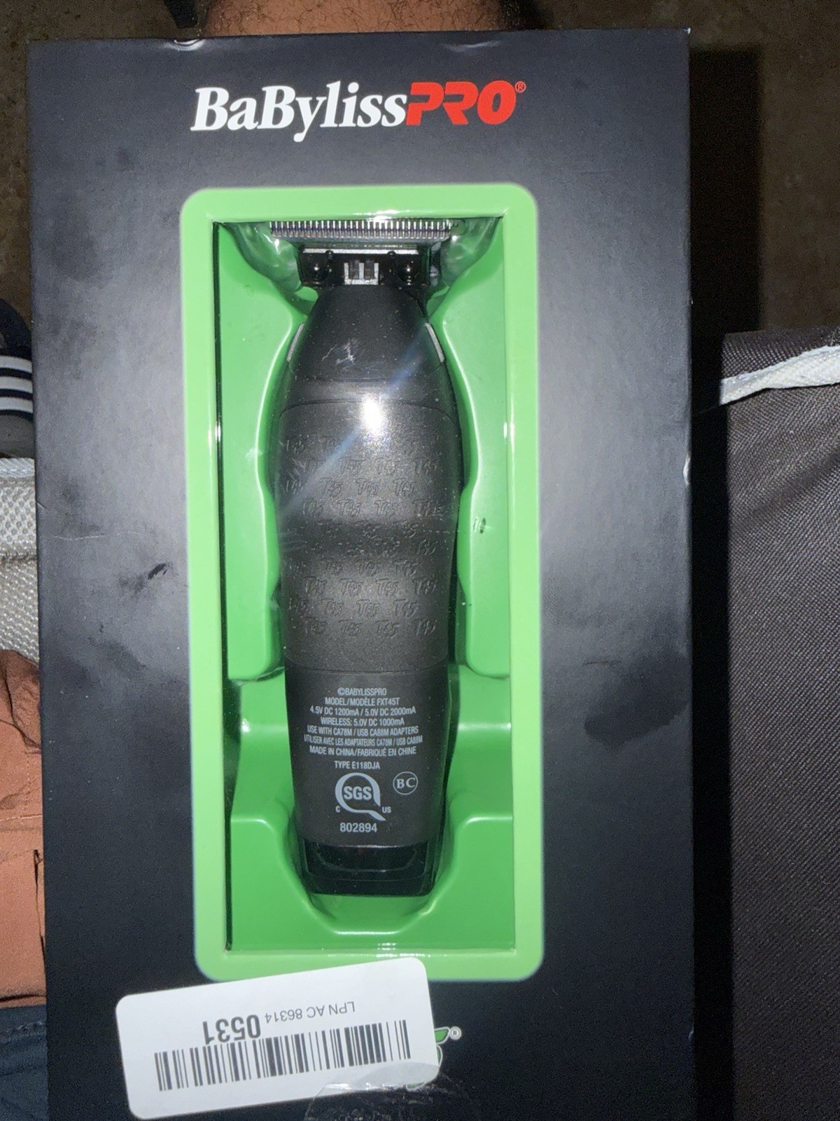 BaBylissPRO x Tomb45 Wireless Charging Trimmer FXT45T NEW Unused Barber