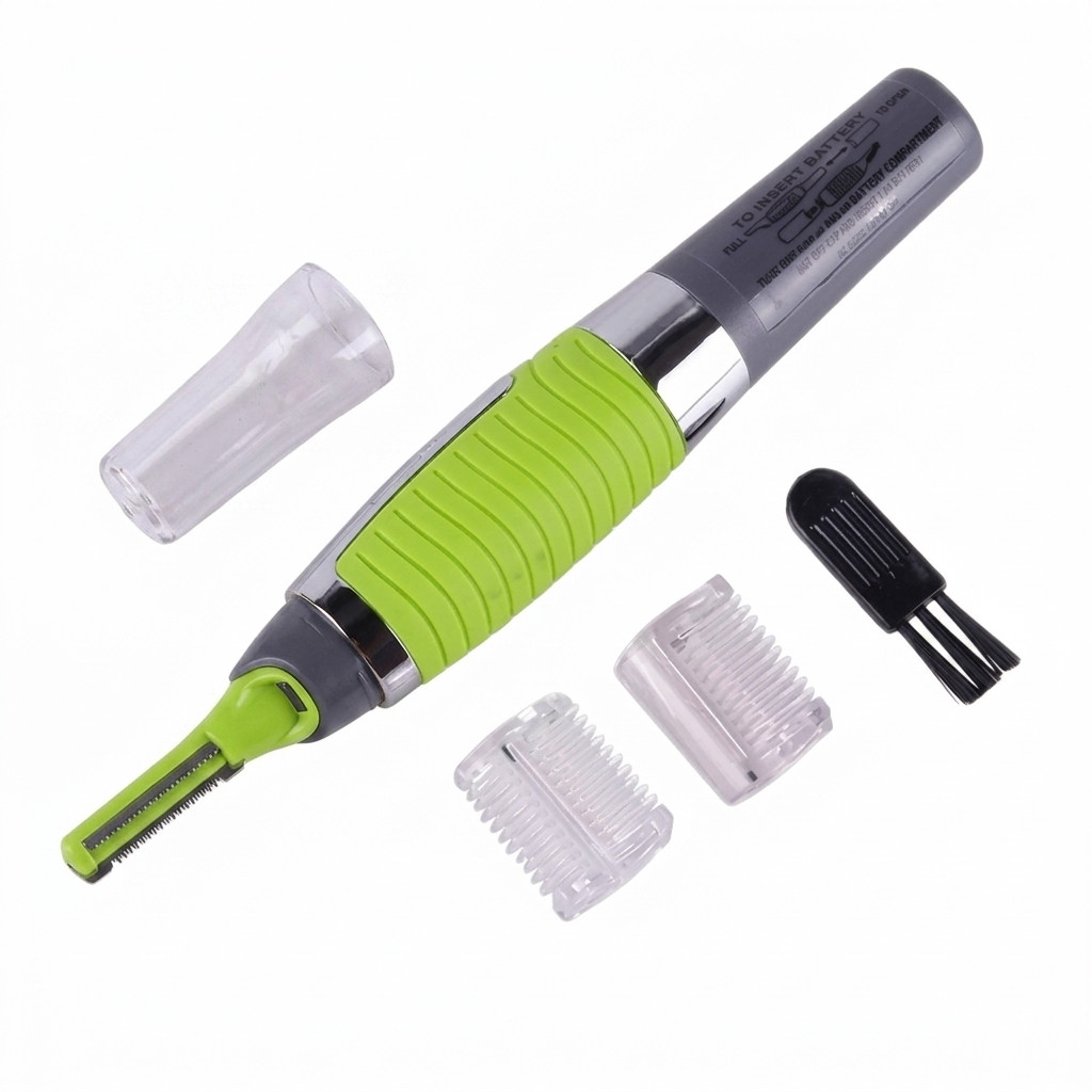 Men’s Nose Ear Hair Trimmer Eyebrow Beard Mustache Face Neck Grooming Clipper