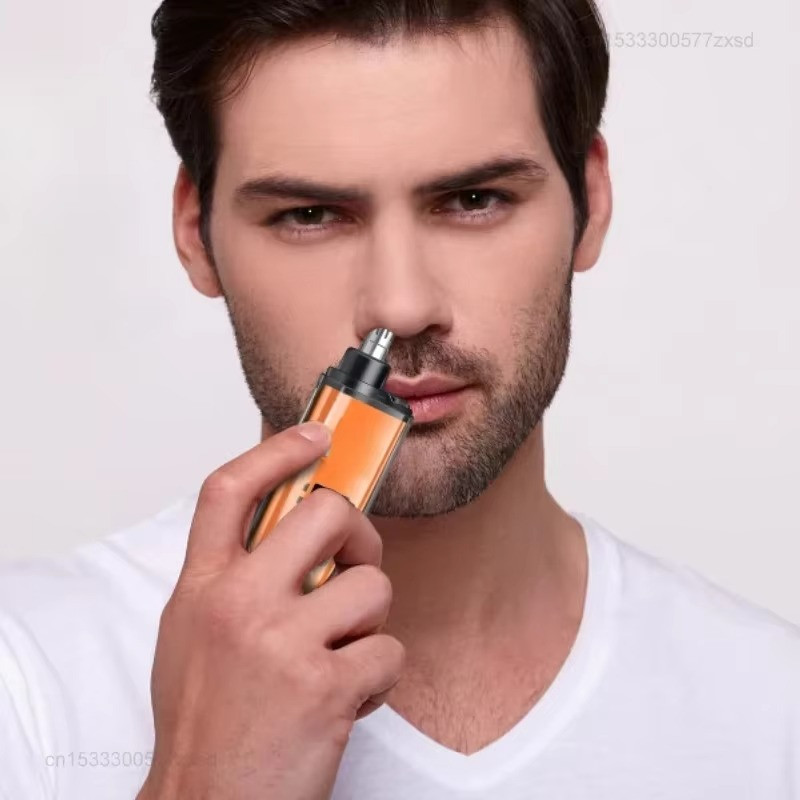 Portable USB-C Nose & Ear Hair Trimmer for Men Fast Charge