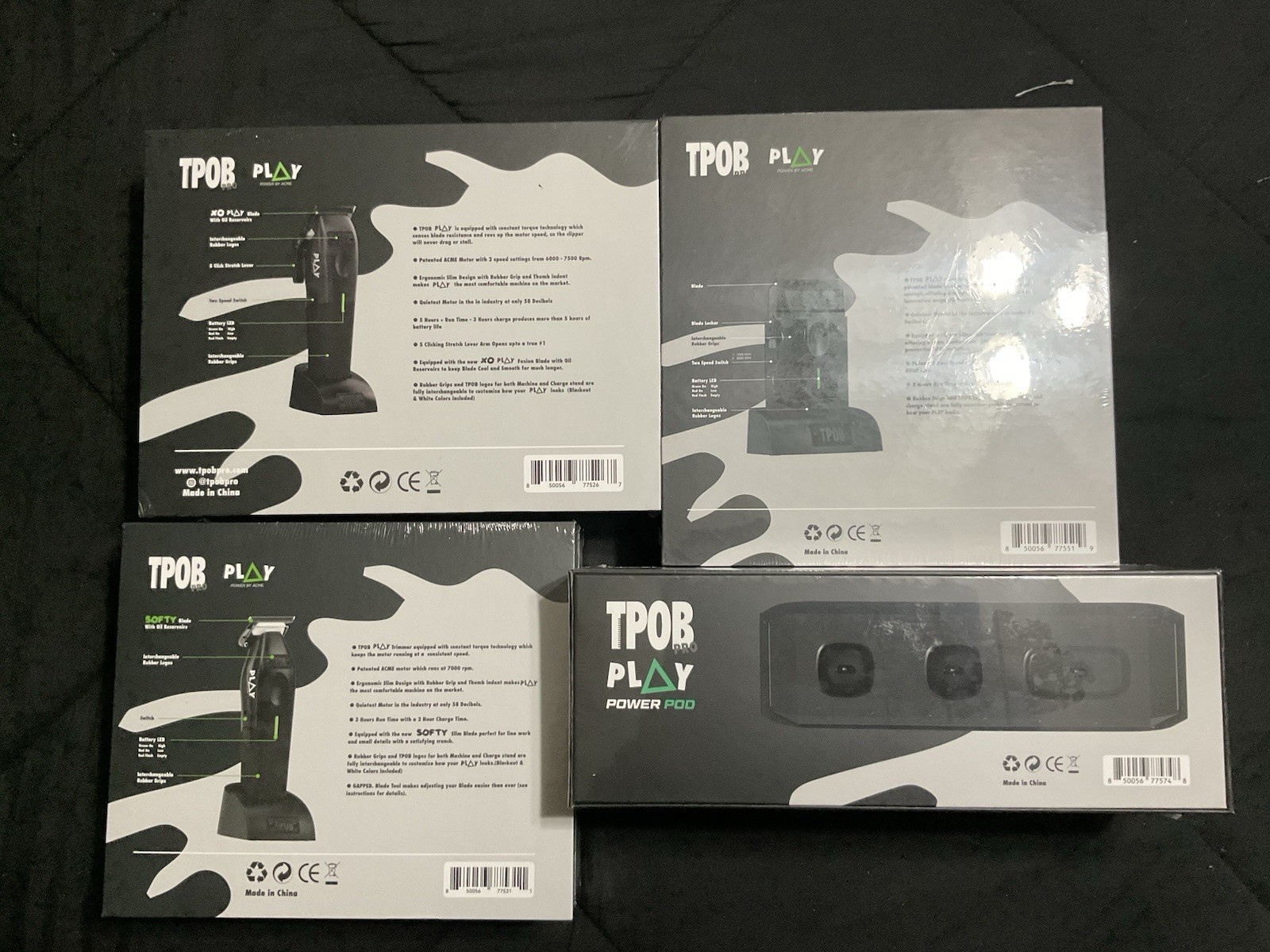 TPOB PLAY ALL-IN-ONE BUNDLE (Black Edition) Brand New Sealed
