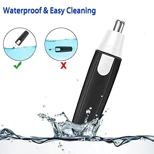 Nose Hair Trimmer for Men and Women，Professional Painless Clean Nasal， Black