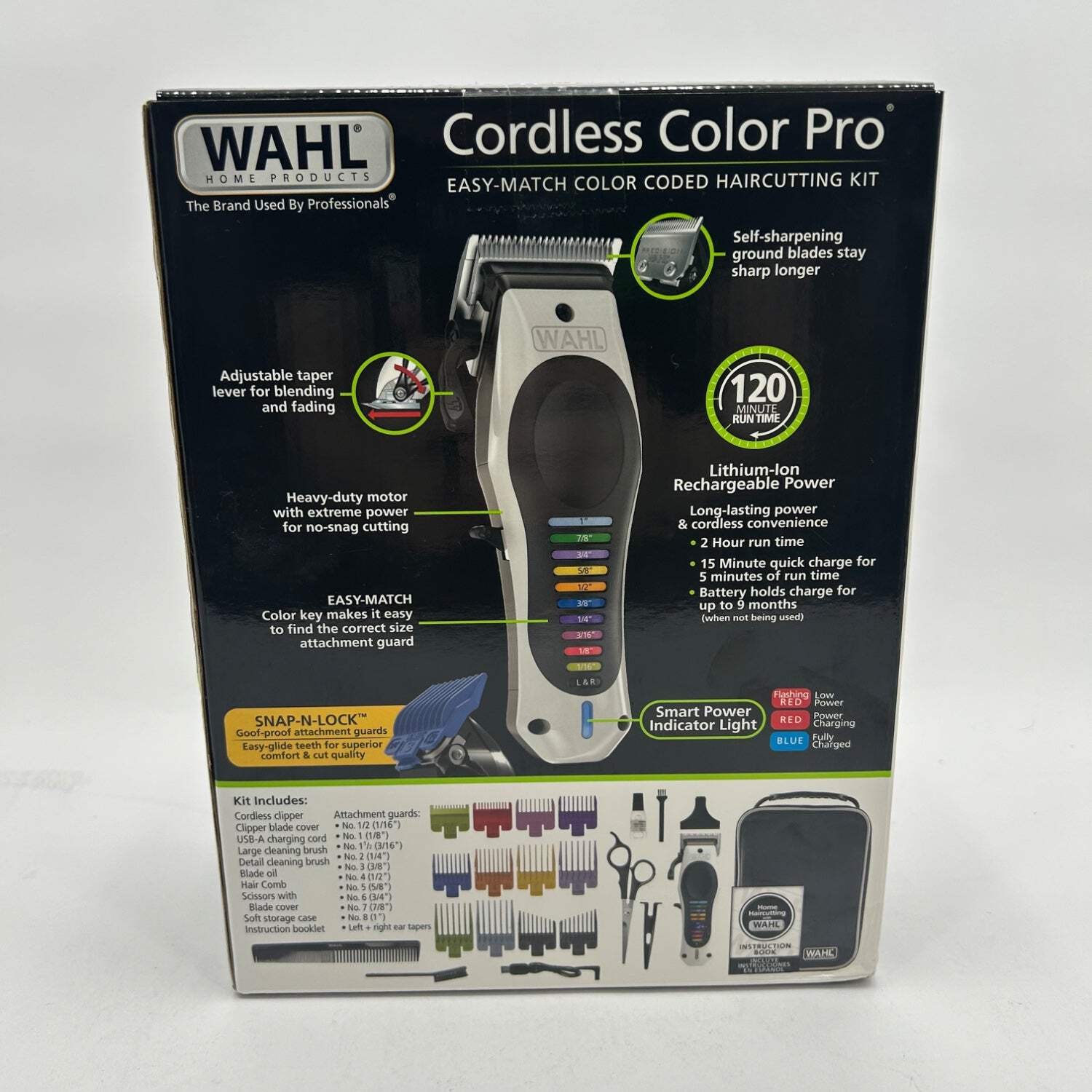 New Wahl Cordless Color Pro 6245 LP Haircutting Kit 3025769