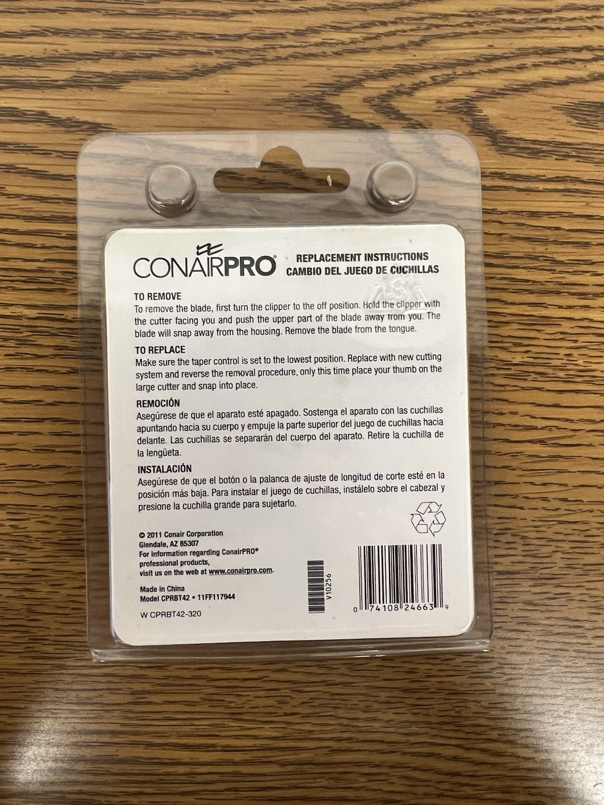 Conair Pro Cpc42 Replacement Detachable Blade CPRBT42