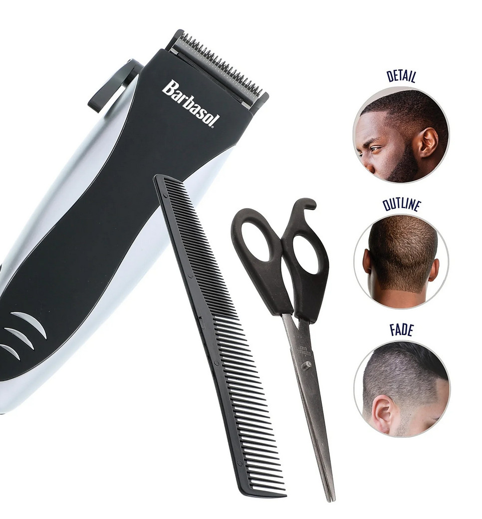 Barbasol Pro 10-Piece Hair Clipper Trimmer Kit – Electric Grooming Set – NEW