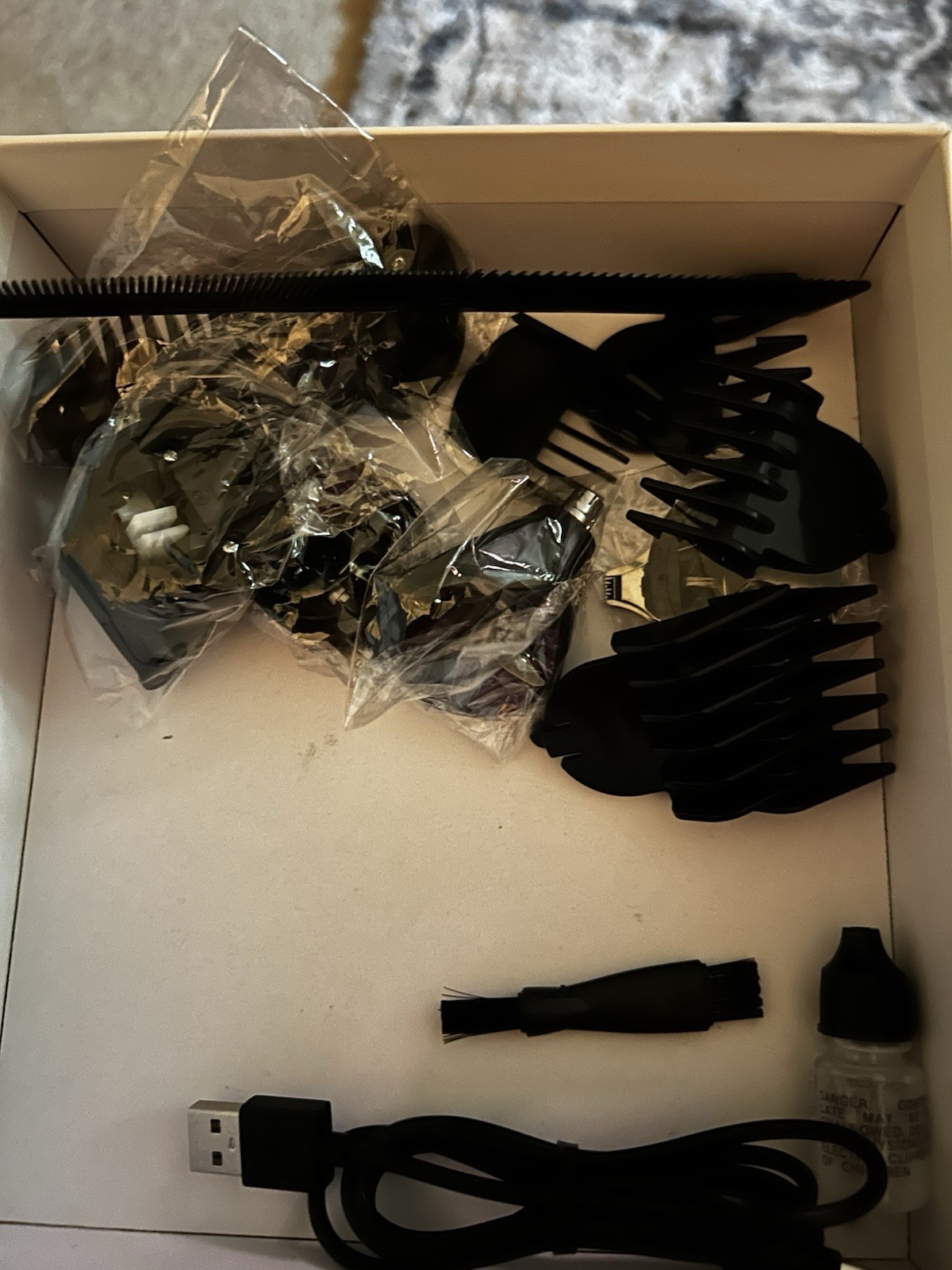 All in One Cordless Mens Beard Grooming Kit, IPX7 Washable Hair Clippers