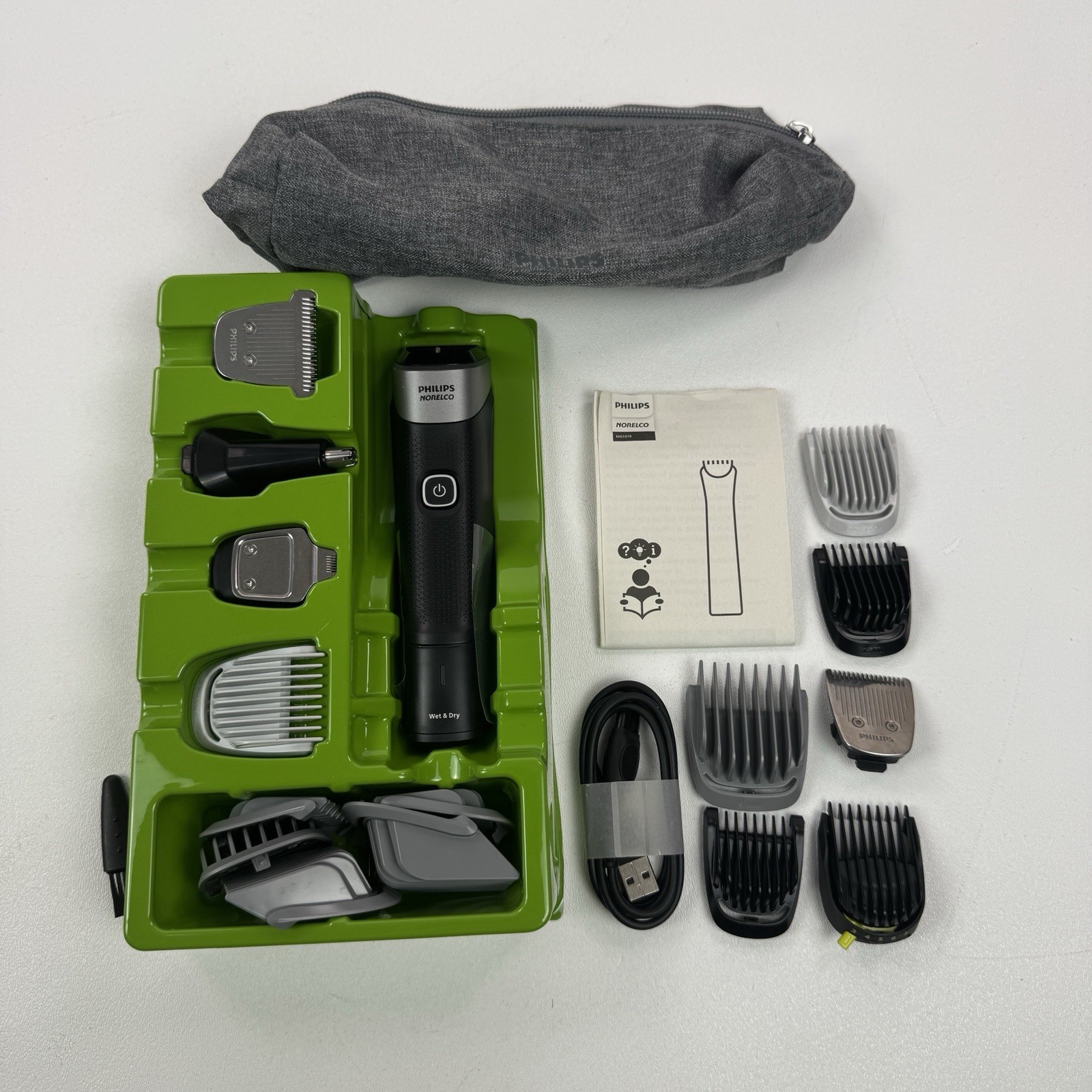 Philips Norelco Multigroom Series 5000 All-in-One Trimmer Hair Clipper MG5970/49