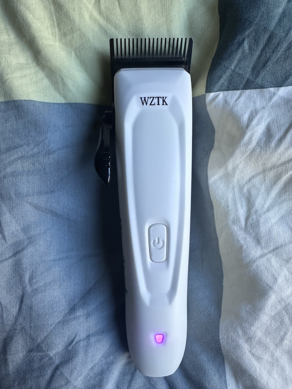WezTecK Hair Clipper Opens from a 0-2 White