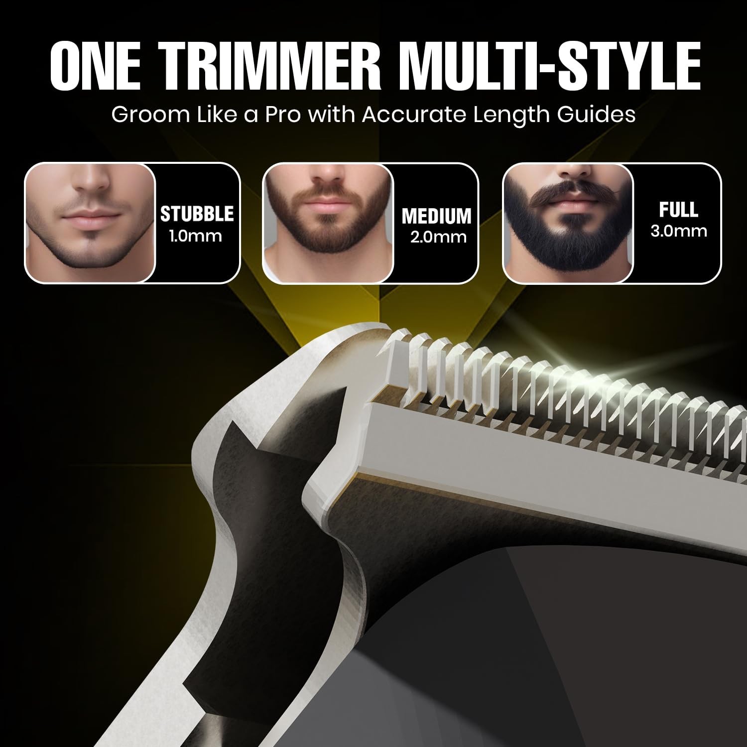 VGR V-981 Professional Hair Trimmer for Men,V-981,Gold