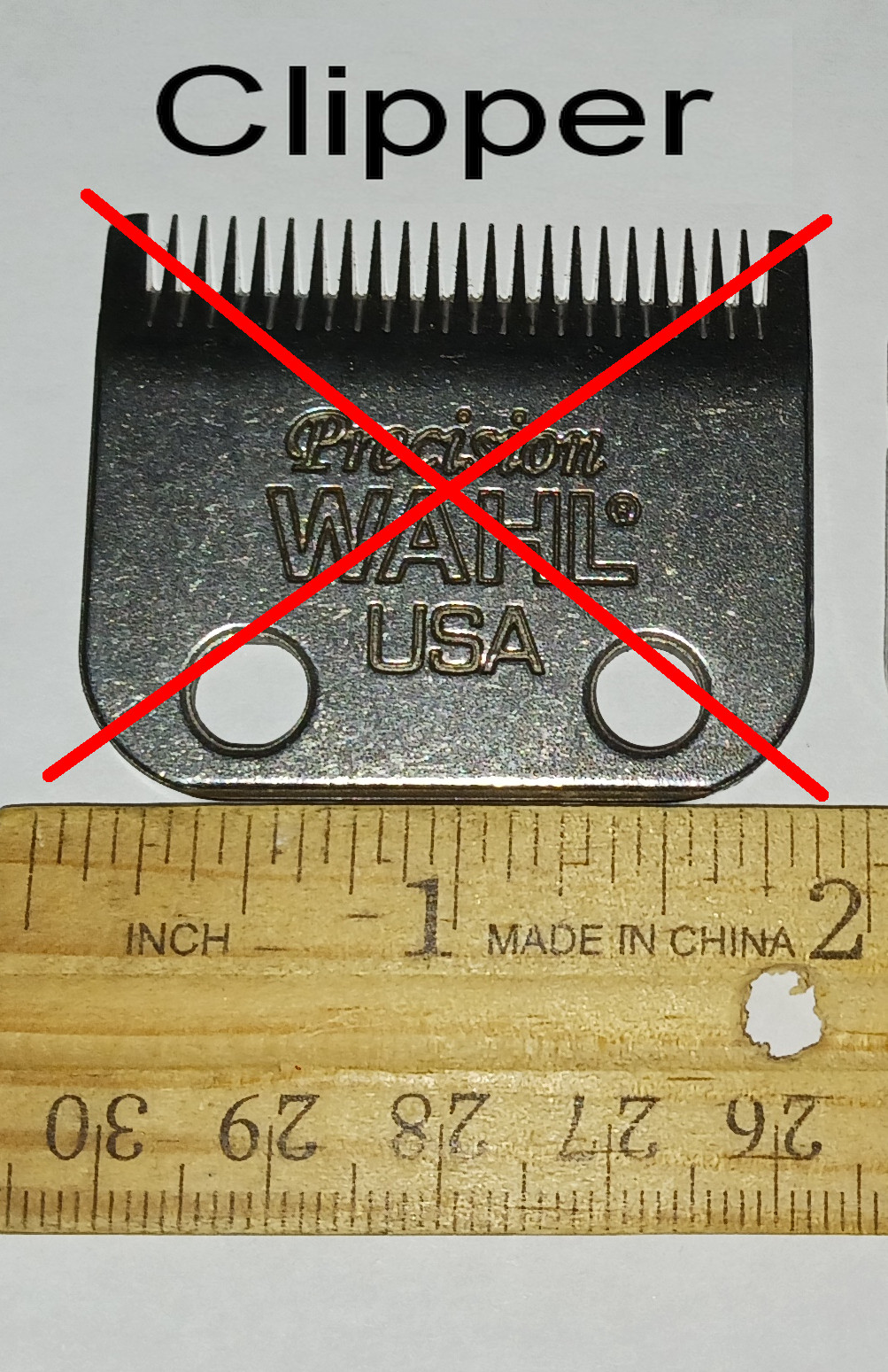 Wahl Trimmer Lithium Ion Beard Stubble Guide Comb Set 1/16-1/4 T Blade #1/2-#2