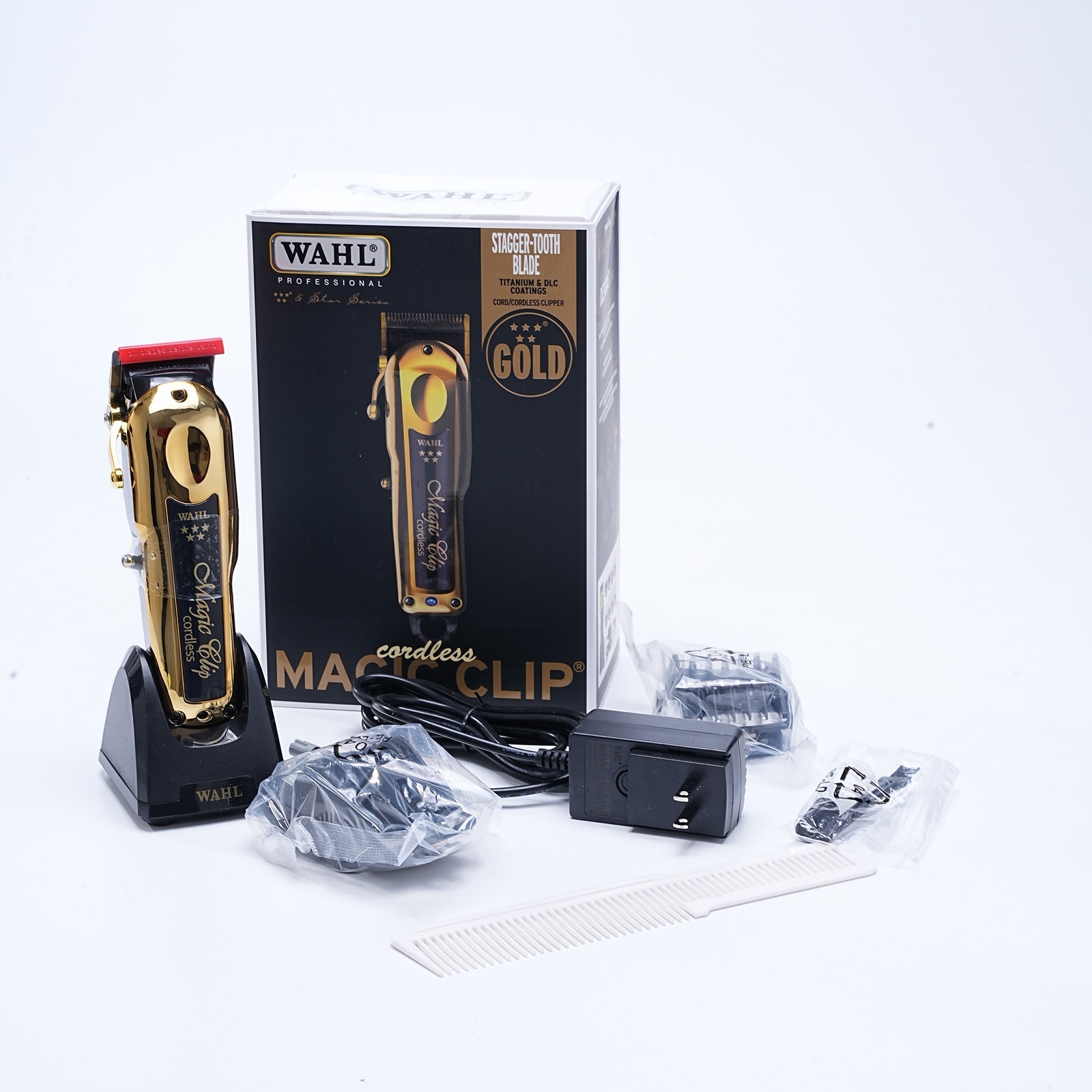 New Professional 5 Star Edition 8148-100 Gold Cordless Magic Clip -US