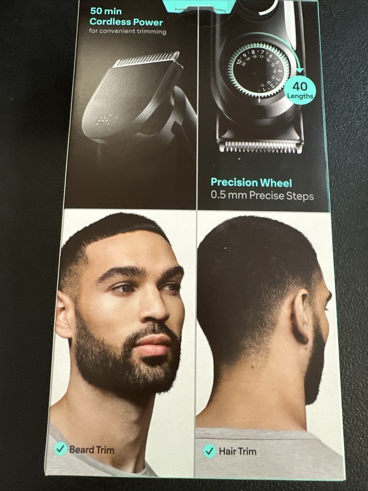 BRAUN All-in-One Beard & Head Cordless Trimmer Kit – 5 in 1 Easy Click [NEW]